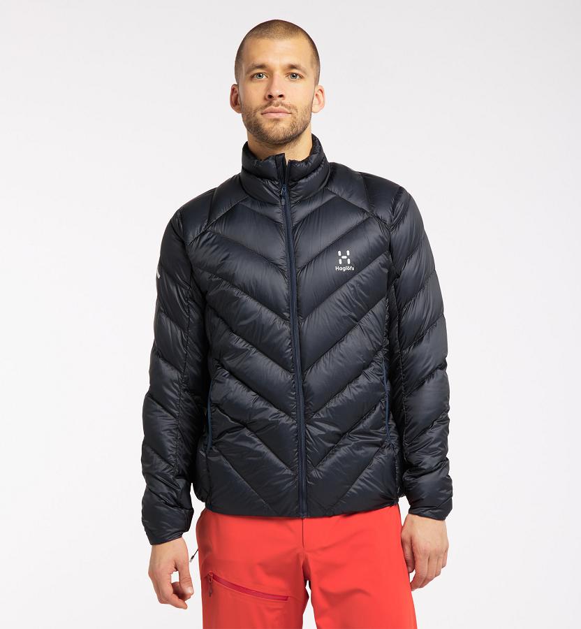 Haglöfs Mens L.I.M Essens Down Jacket Dark Blue New Zealand 14257SXLW